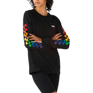 Camiseta Vans M/L Check X Pride Feminino