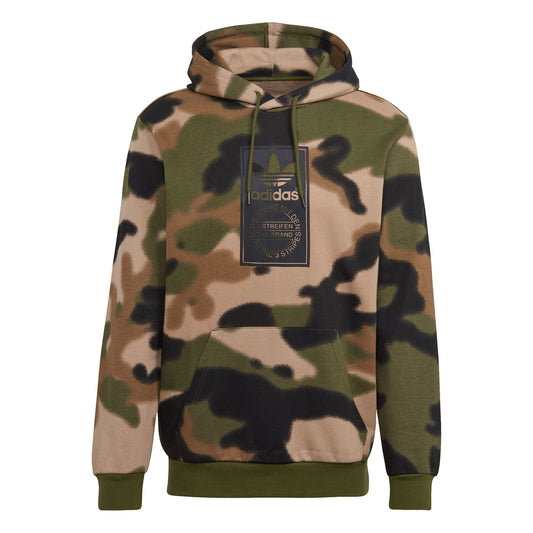Blusa Canguru Adidas Estampado Camo Masculino