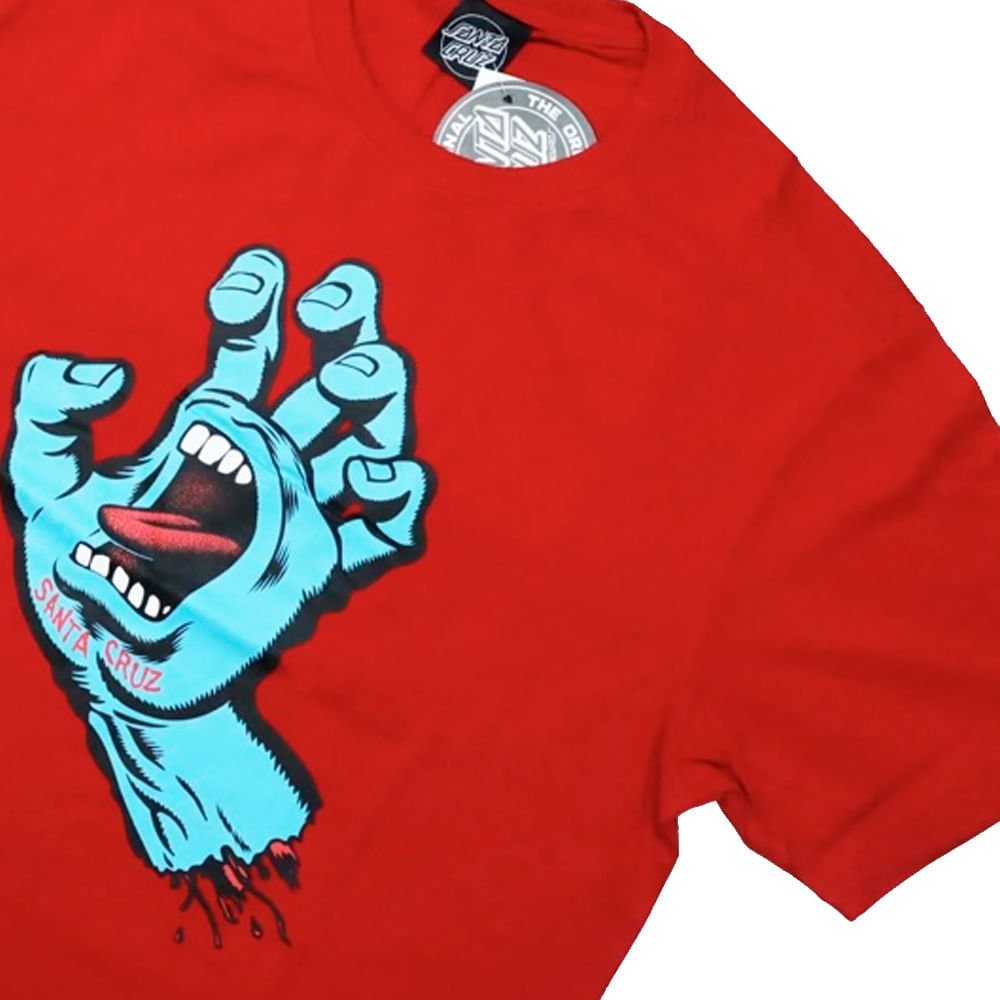 Camiseta Santa Cruz Screaming Hand Infantil