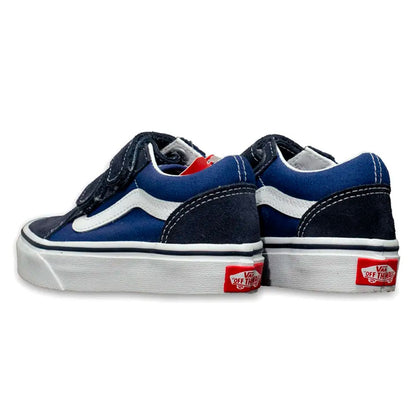 Tênis Vans Old Skool V Infantil Navy True White