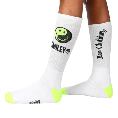 Meia Baw Smiley Yin Yang Unissex
