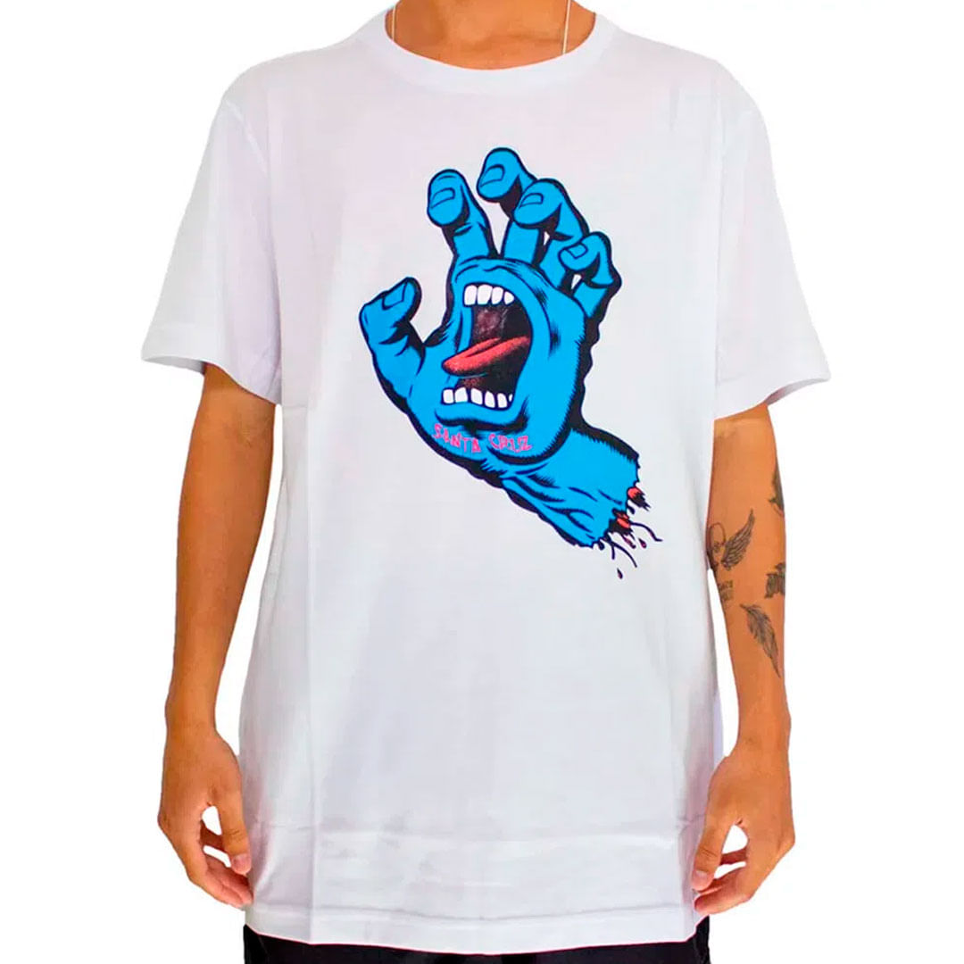 Camiseta Santa Cruz Hand Front Masculino
