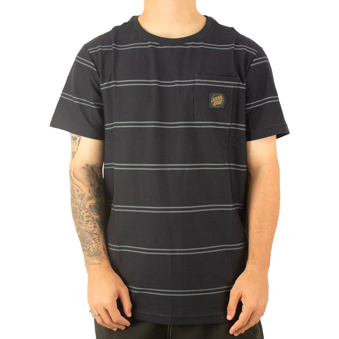 Camiseta Santa Cruz Striped Masculino