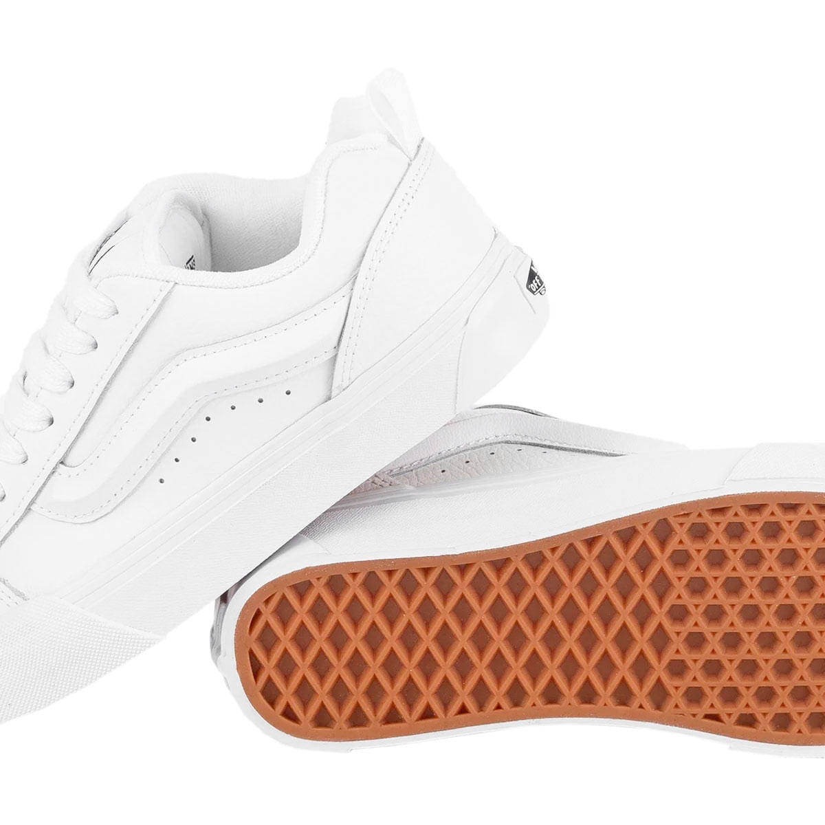 Tênis Vans Knu Skool Leather True White Feminino