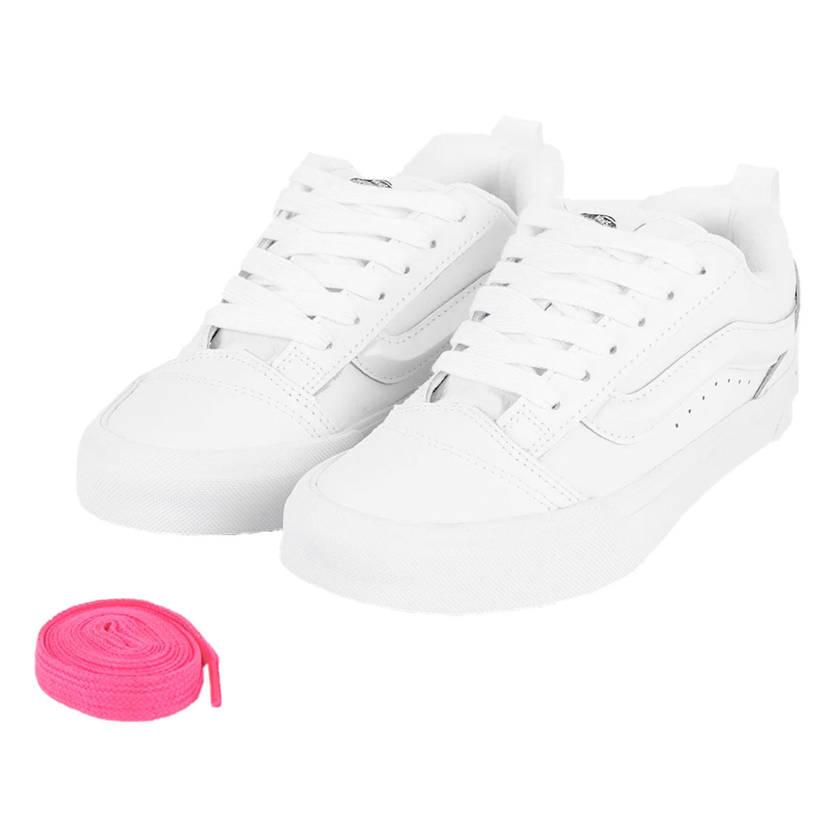Tênis Vans Knu Skool Leather True White Feminino