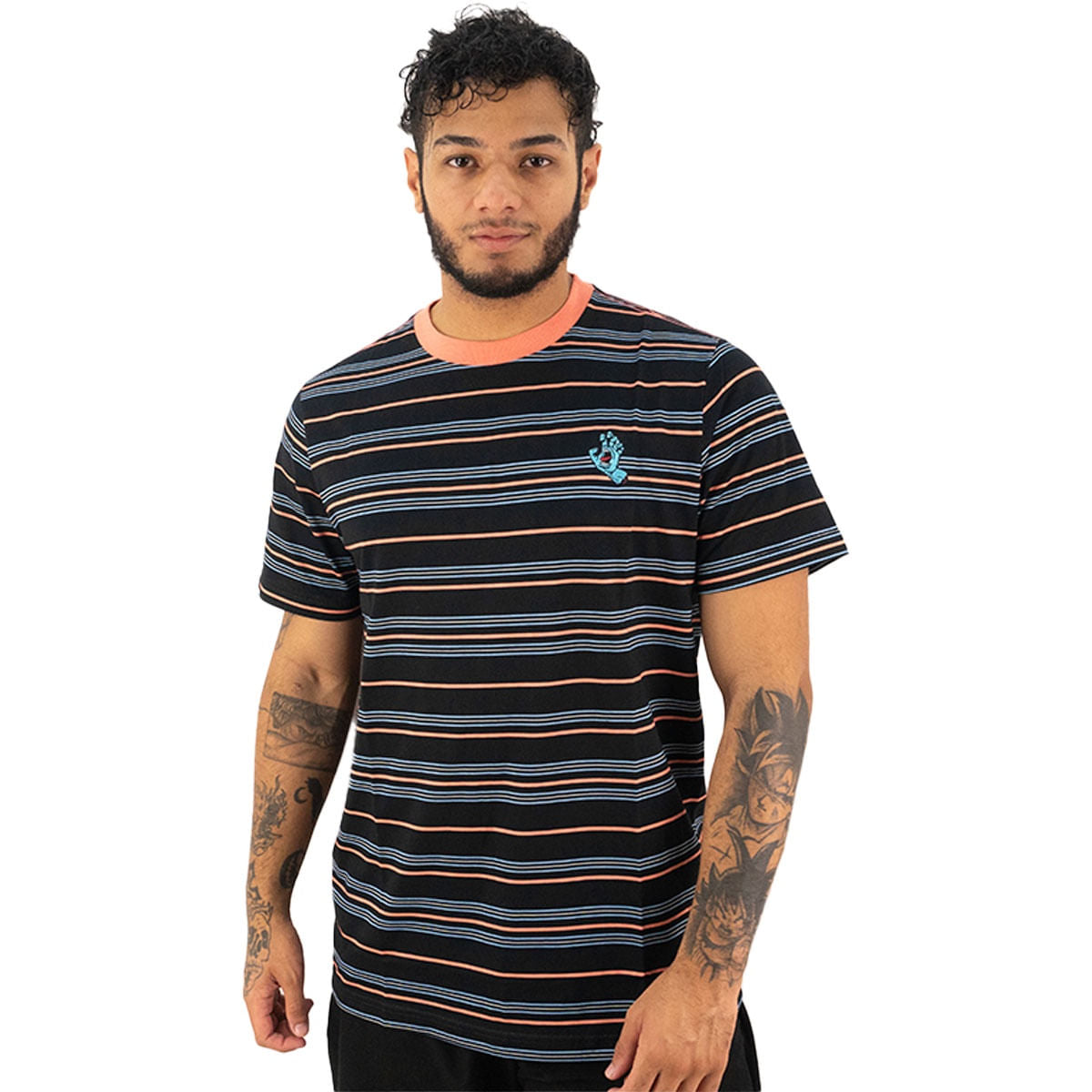 Camiseta Santa Cruz Mini Hand Masculino