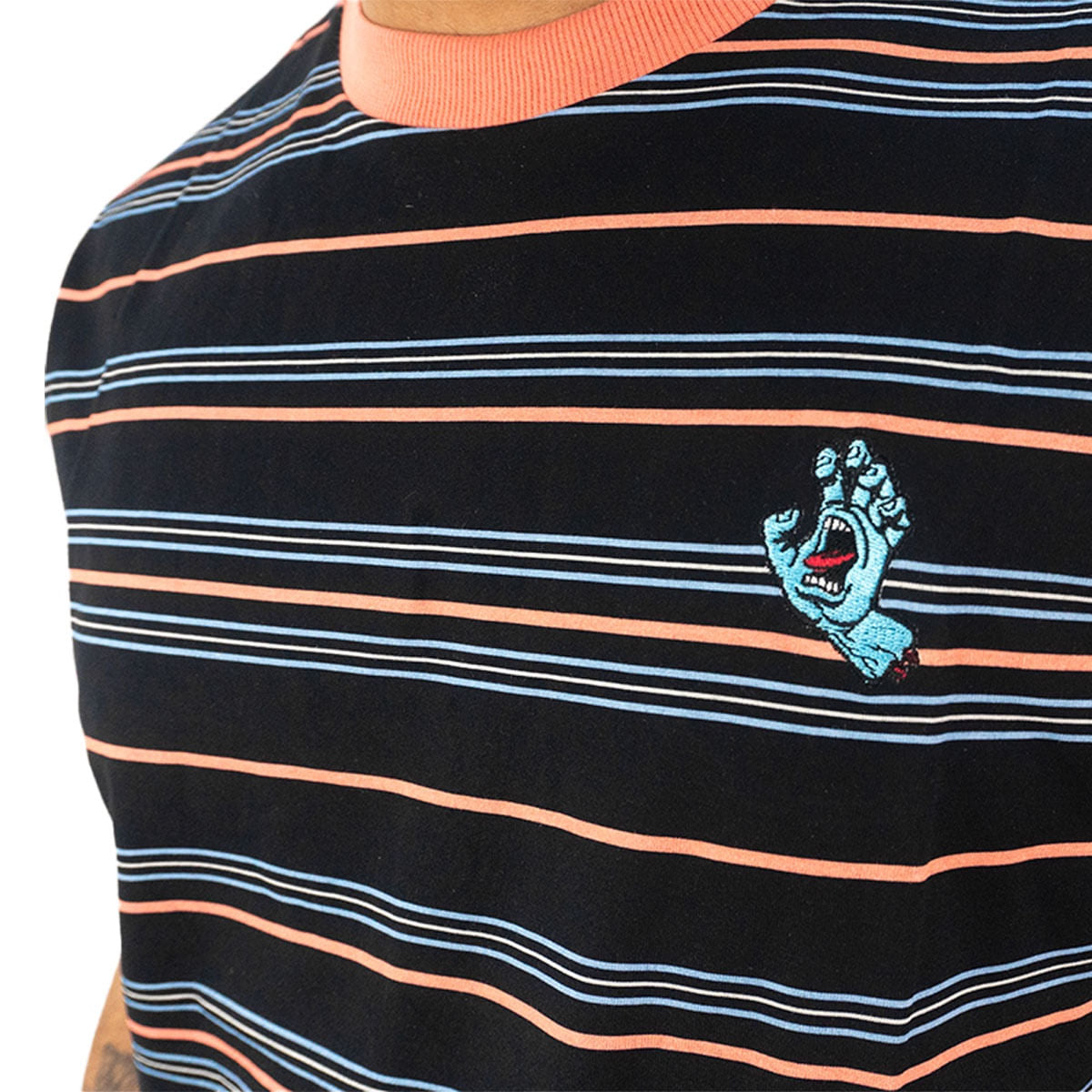 Camiseta Santa Cruz Mini Hand Masculino