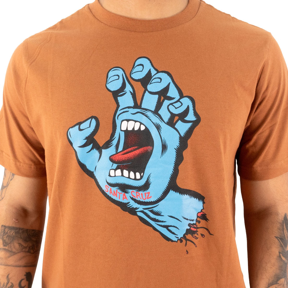 Camiseta Santa Cruz Hand Front Masculino