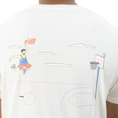 Camiseta New Balance Hoops Cartoon Masculino