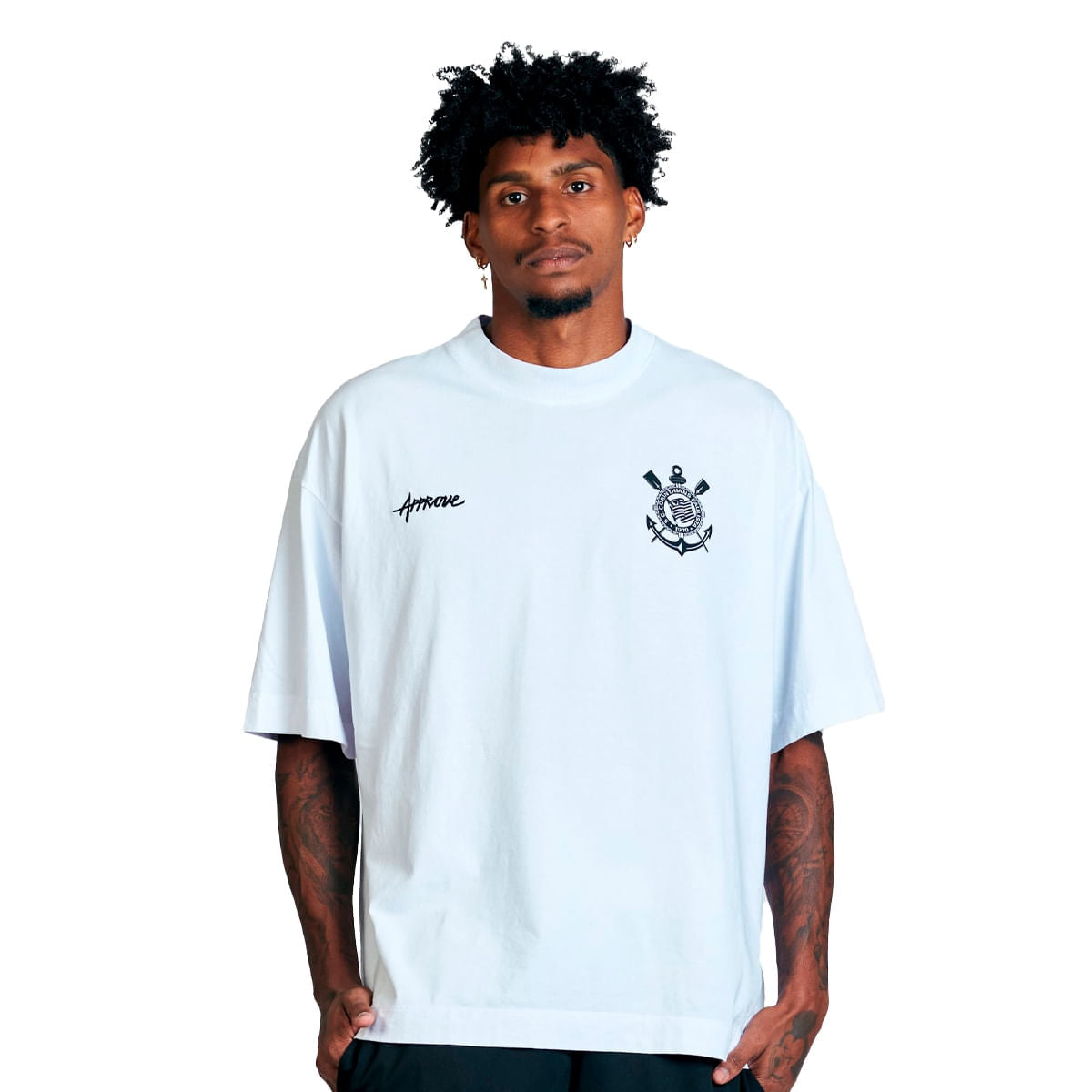 Camiseta Approve Corinthians Sao Jorge Masculino
