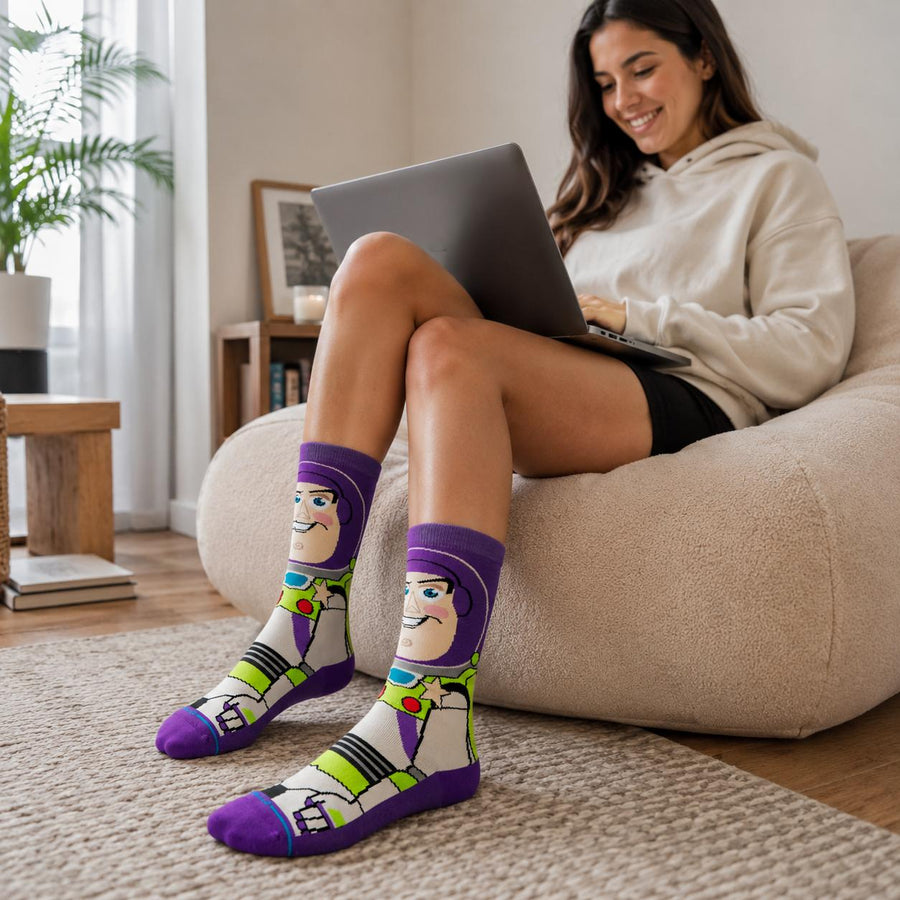 Meia Stance Buzz Unissex — Cano alto para aparecer com estilo