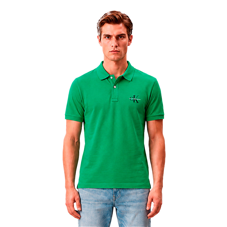 Polo Calvin Klein Re Issue Masculino — Verde que sai do óbvio
