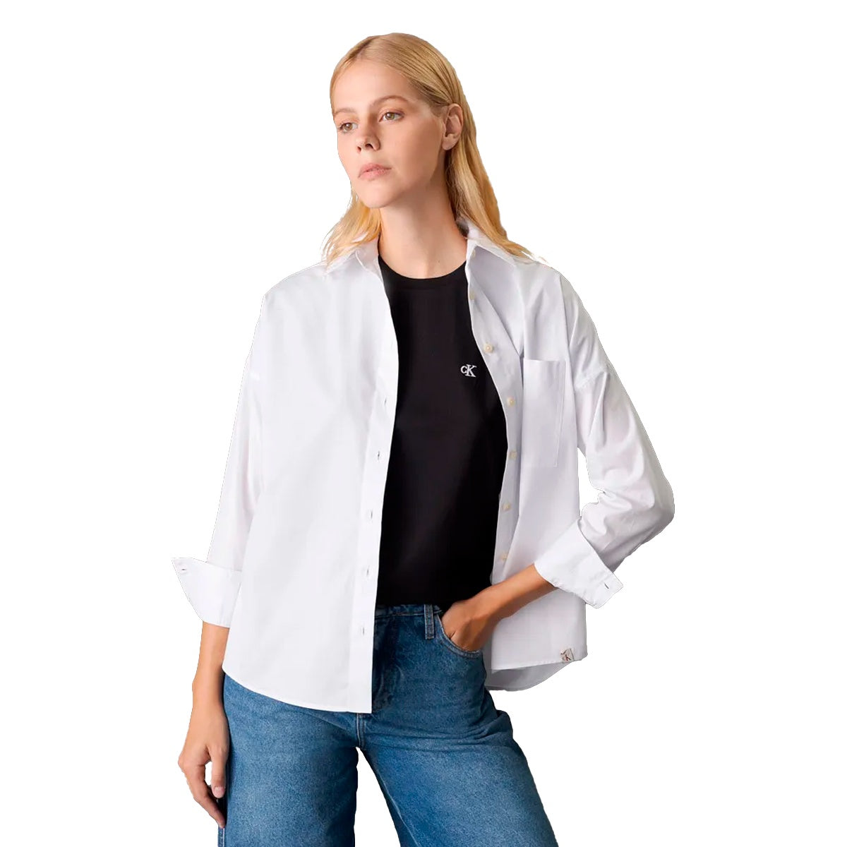 Camiseta Calvin Klein Logo Feminino