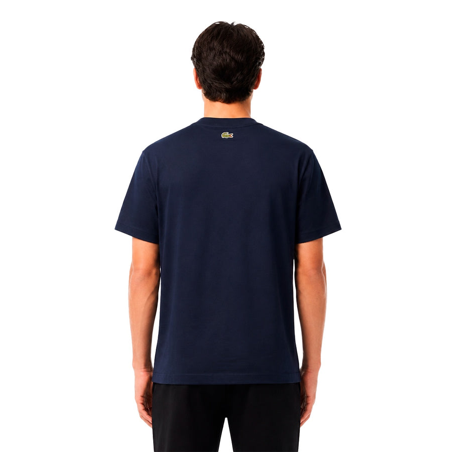 Camiseta Lacoste Classic Fit Masculino — Caimento reto, sem apertar