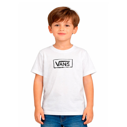 Camiseta Vans On Canvas Infantil