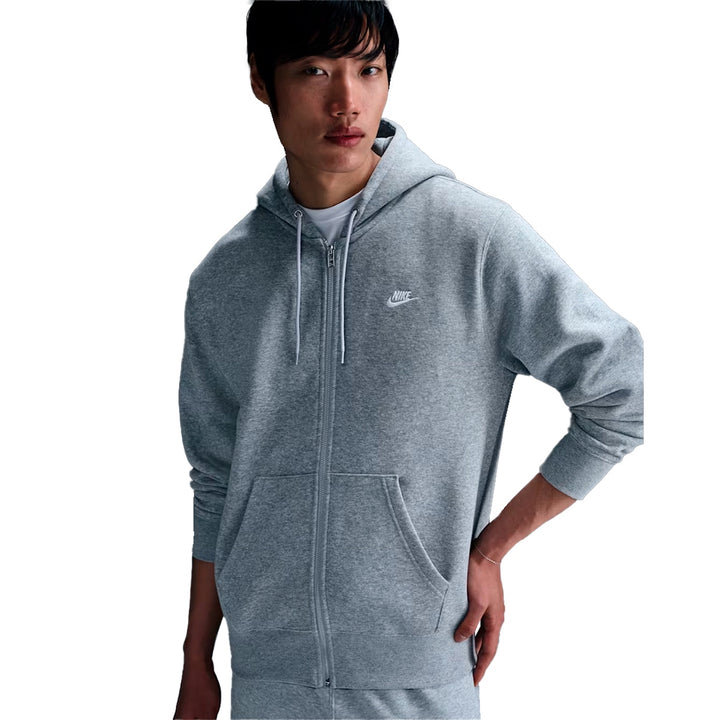 Blusa Canguru Aberto Nike Club Masculino