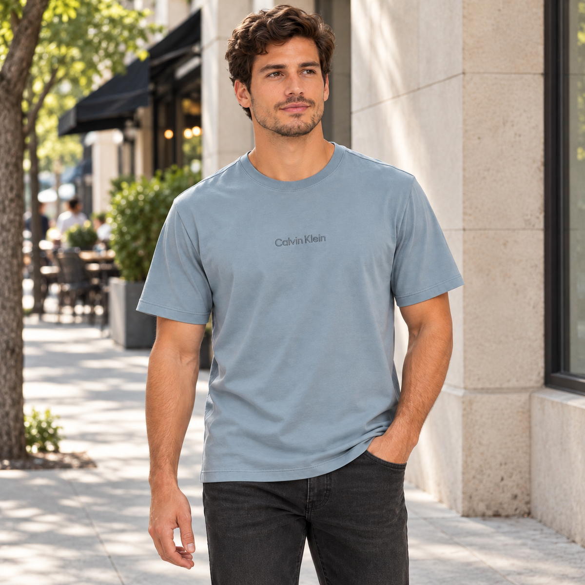 Camiseta Calvin Klein Logo Masculino