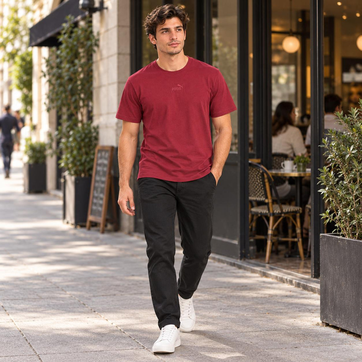Camiseta Puma Logo Masculino