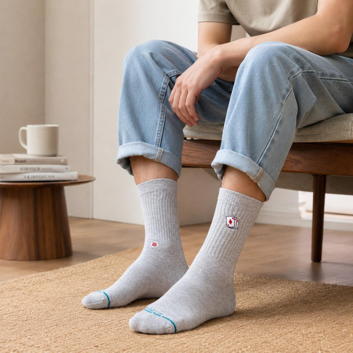 Meia Stance Crew Unissex — detalhe 1