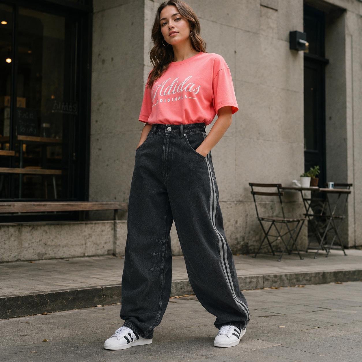 Calça Adidas Barrel Feminino