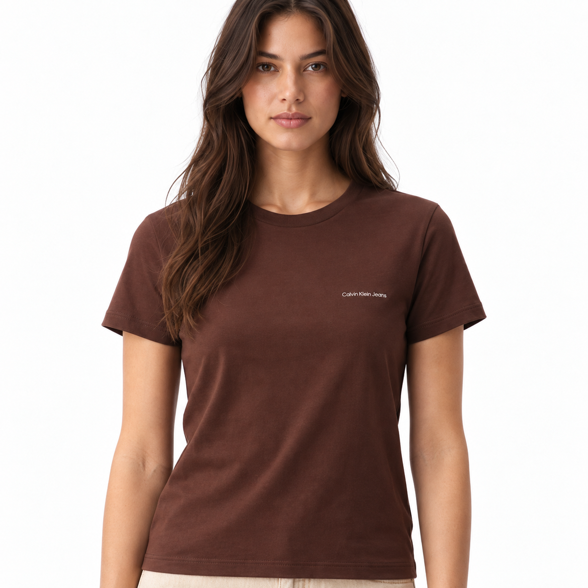 Camiseta Calvin Klein Micrologo Feminino