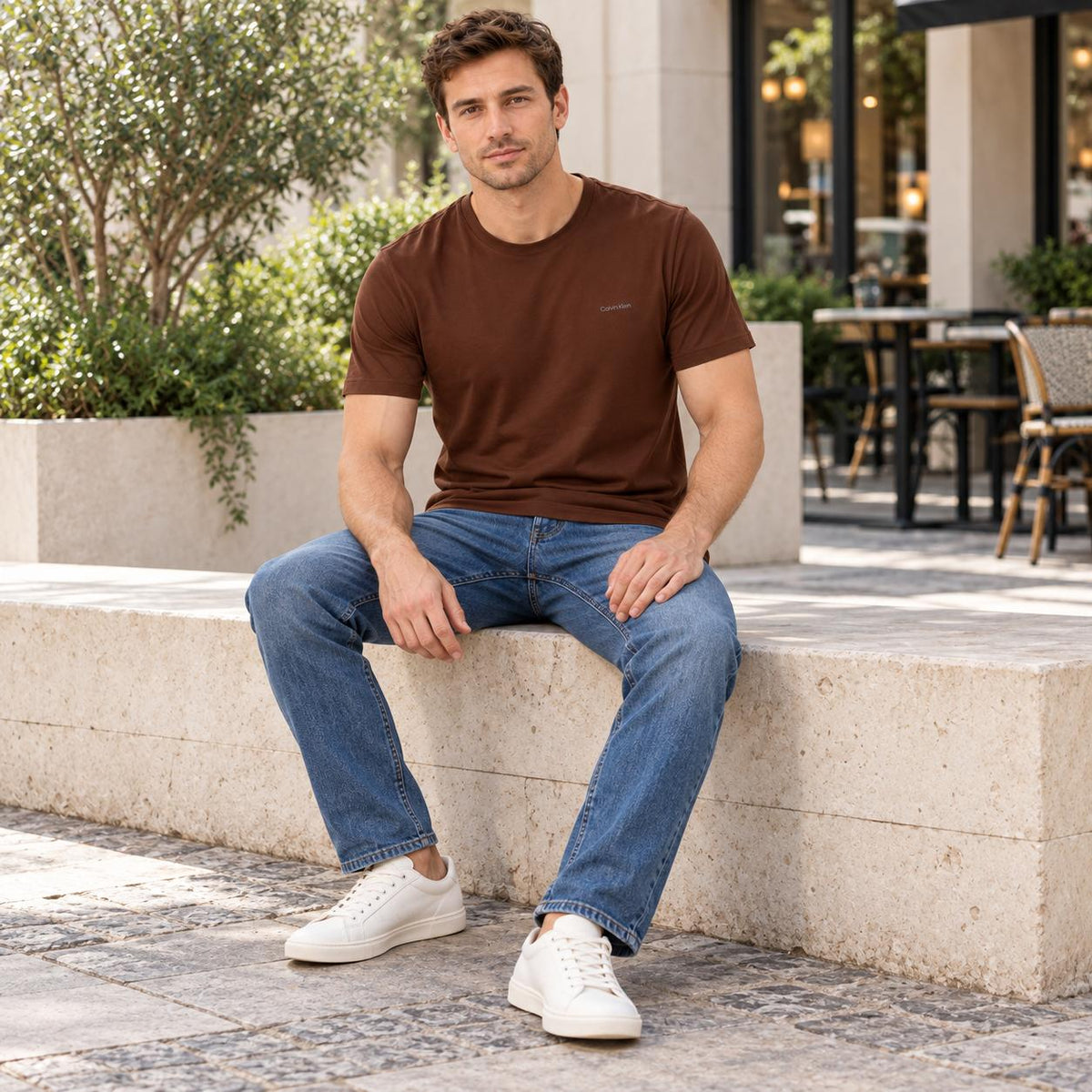 Camiseta Calvin Klein Logo Masculino