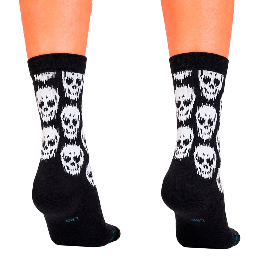 Meia Stance Skull Unissex — Reforçada onde a meia sofre