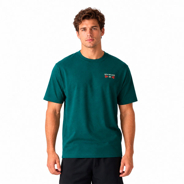Camiseta New Balance Grab A Bite Boston Masculino