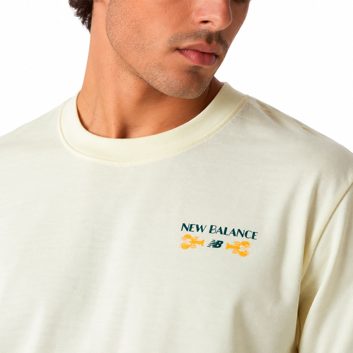 Camiseta New Balance Grab A Bite Boston Masculino