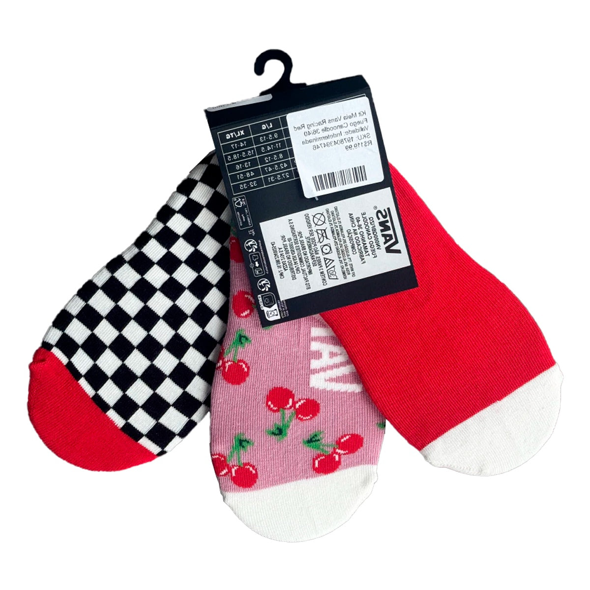 Meia Vans Fuego Canoodle Unissex