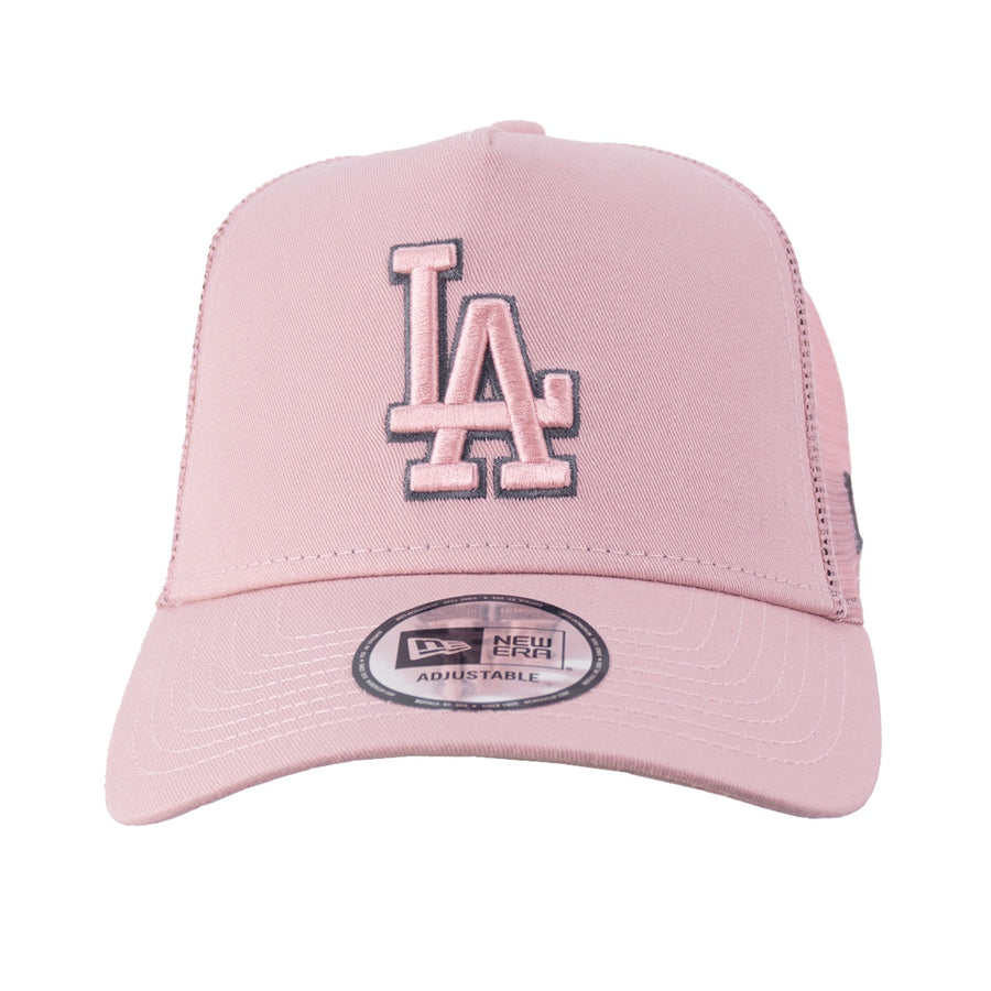 Boné Aba Curva New Era Trucker Losdod Unissex — Rosa sobre rosa, e a frente que sobe