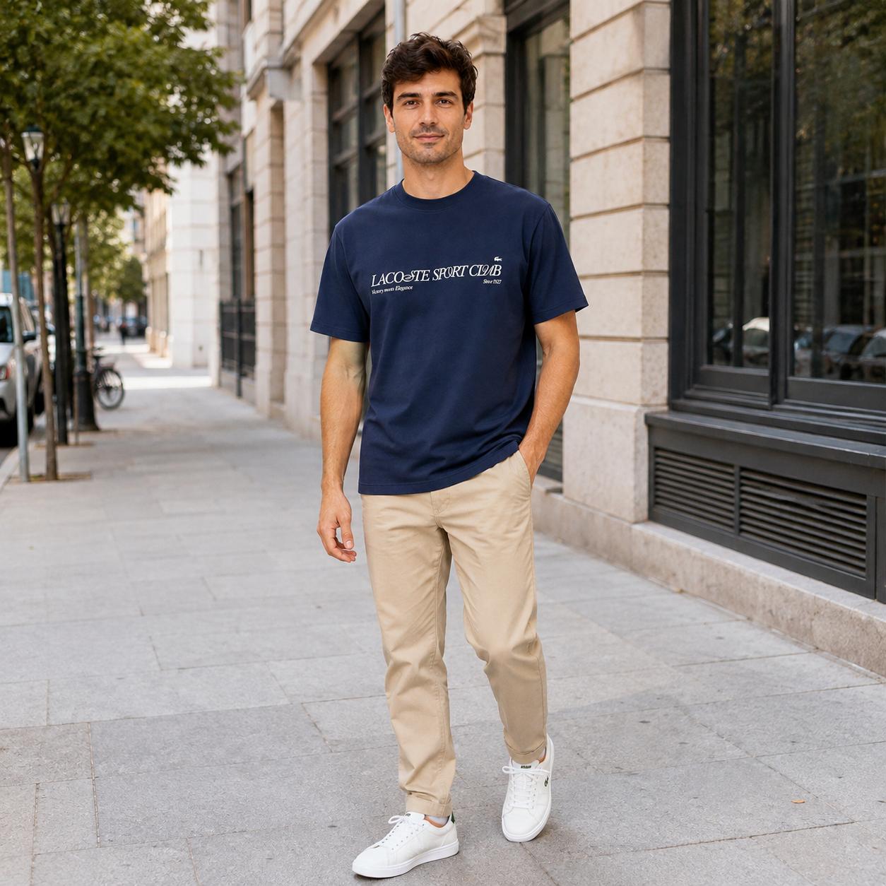 Camiseta Lacoste Classic Fit Masculino