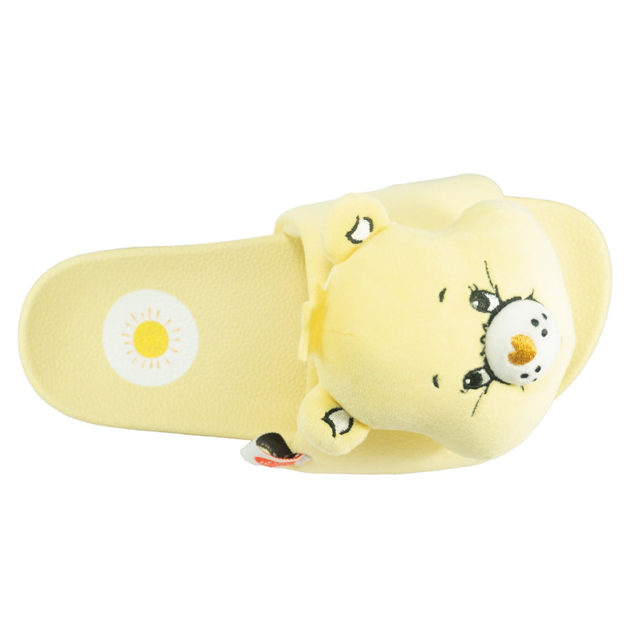Chinelo Adidas Ursinhos Carinhosos Adilette Feminino — Tira de pelúcia que dá vontade de tocar