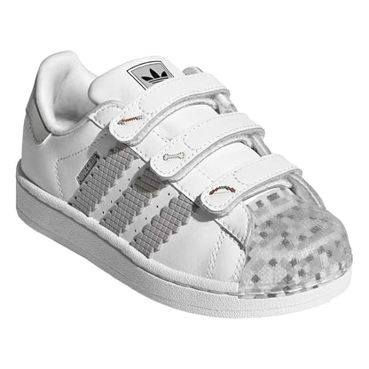 Tênis Adidas Superstar Ii Cf C Minecraft Infantil