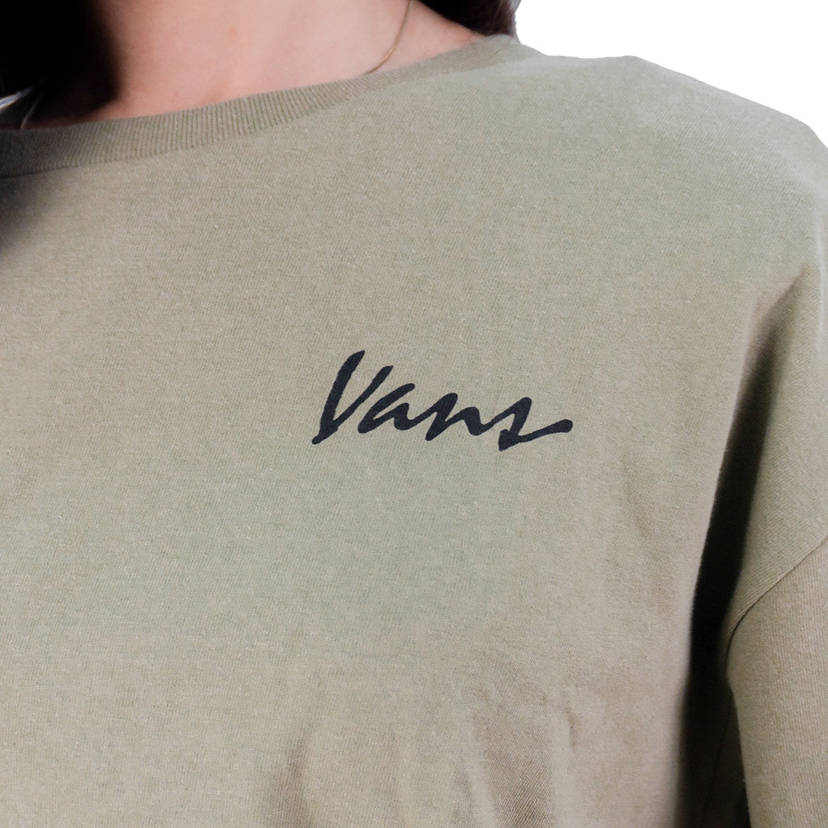 Camiseta Vans Cropped Classic Feminino — detalhe 1
